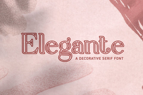 Elegante - Decorative Serif Font Font StringLabs 