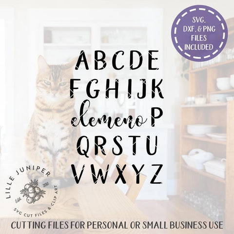 Elemeno P SVG | Nursery SVG | Alphabet Sign Design SVG LilleJuniper 