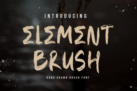 ELEMENT Brush Font Font Vultype Co 
