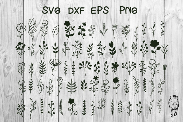 element floral hand drawn SVG dadan_pm 