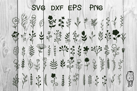 element floral hand drawn SVG dadan_pm 