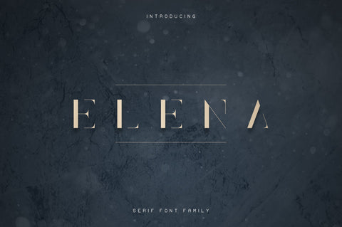 Elena Luxe Serif font Font VPcreativeshop