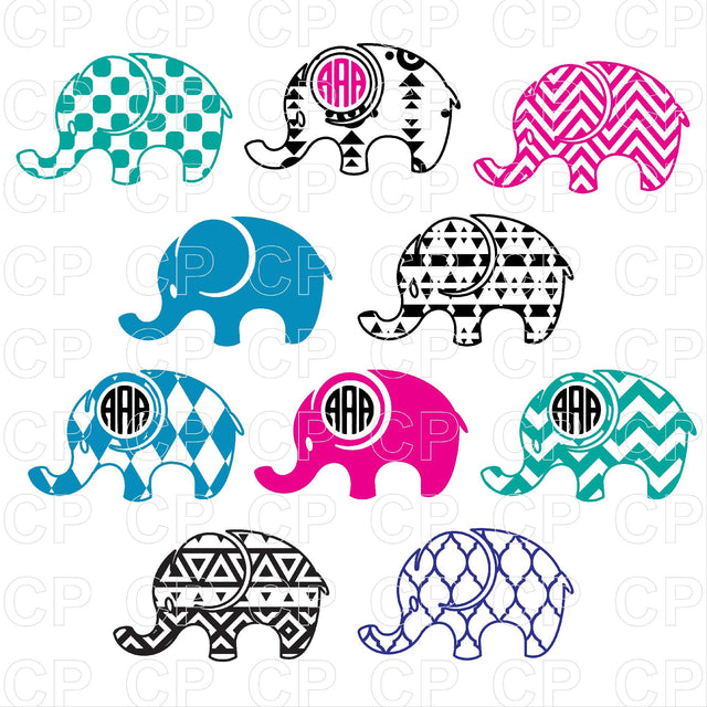 Elephant 2 SVG Bundle SVG cutperfectstudio