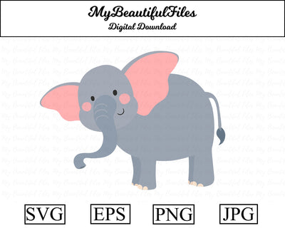 elephant- Animal SVG MyBeautifulFiles 