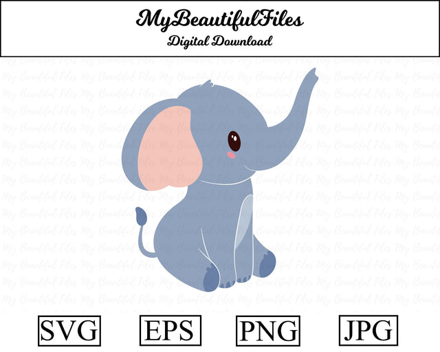 Elephant - Animal SVG MyBeautifulFiles 