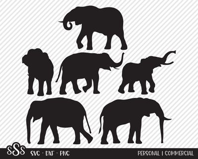 Elephant Bundle | Outdoor SVG SVG Texas Southern Cuts 