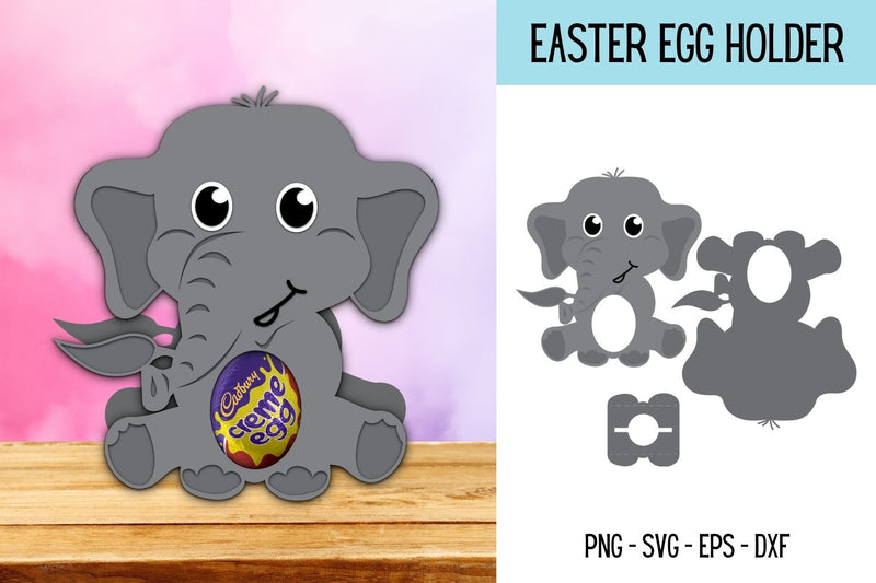 Elephant Egg Holder SVG SVG SvgOcean 