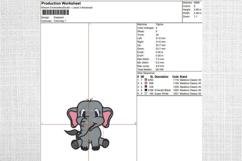 Elephant Embroidery Designs Embroidery/Applique DESIGNS SvgOcean 