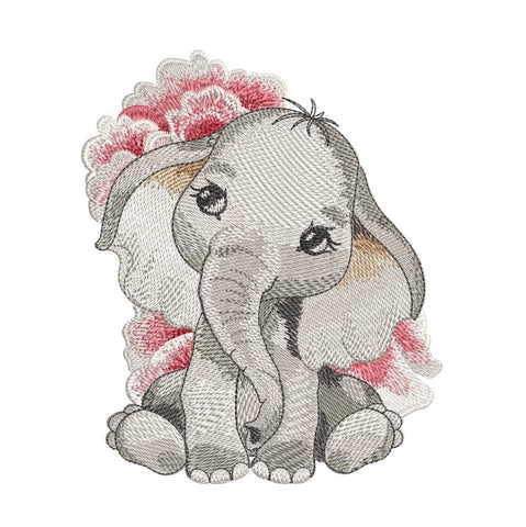 Elephant Embroidery/Applique DESIGNS ArtEMByNatalia 