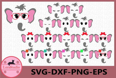 Elephant Face SVG SVG Lerastudio 