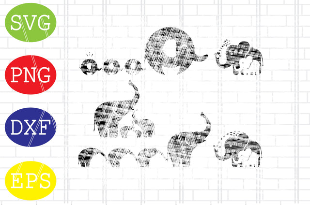 Elephant Family Svg, Baby Elephant Svg, Cute Elephant, Baby Boy, baby girl cut file, Elephant Baby Shower SVG DigitalSvgFiles 