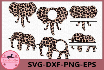 Elephant Leopard Svg SVG Lerastudio 
