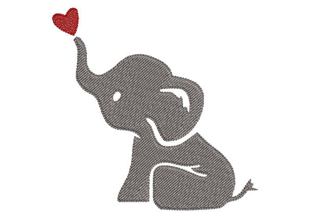 Elephant machine embroidery design , 3 sizes. Embroidery/Applique DESIGNS ArtEMByNatalia 