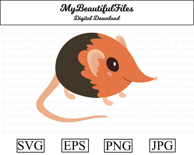 Elephant Shrew - Animal SVG MyBeautifulFiles 