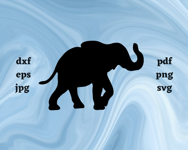 Elephant SVG Cut File SVG Northern Light SVG 