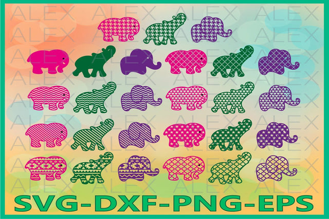 Elephant SVG SVG AlexSVGStudio 