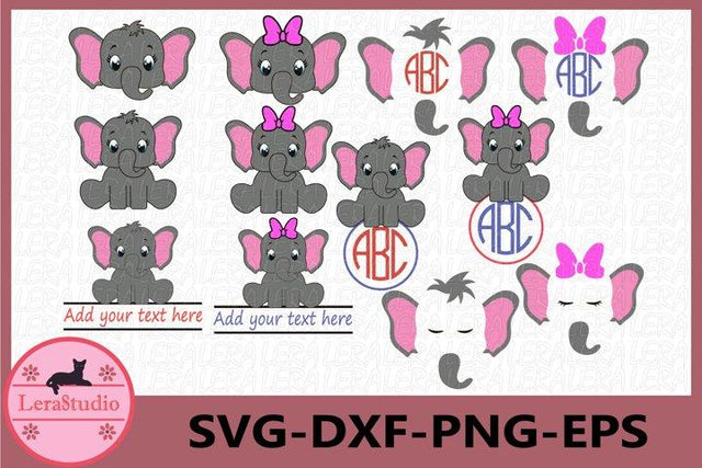 Elephant SVG SVG Lerastudio 
