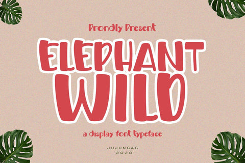 Elephant Wild Font nearzz 