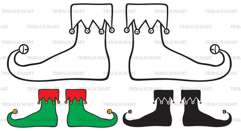 Elf boots SVG TribaliumArtSF 