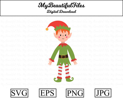 elf - christmas SVG MyBeautifulFiles 