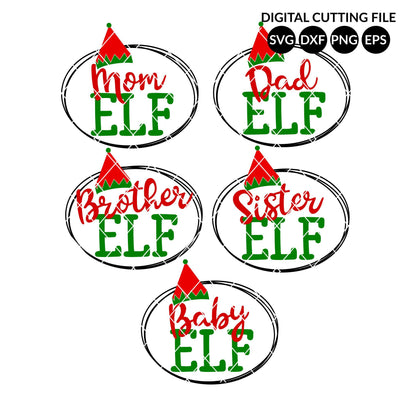 Elf Family (Set) SVG So Fontsy Design Shop