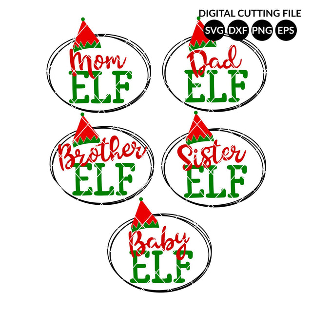 Elf Family (Set) SVG So Fontsy Design Shop