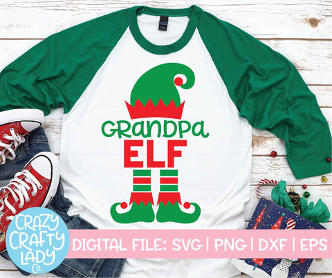 Elf Family SVG Cut File Bundle SVG Crazy Crafty Lady Co. 