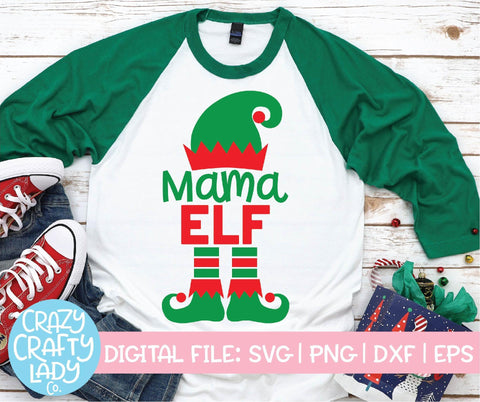Elf Family SVG Cut File Bundle SVG Crazy Crafty Lady Co. 