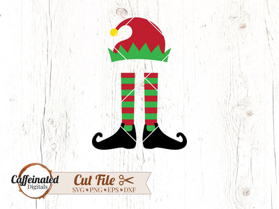 Elf Hat and Legs SVG SVG Caffeinated SVGs 