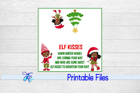 Elf Kisses Bag Topper aa 3D Paper Family Creations 
