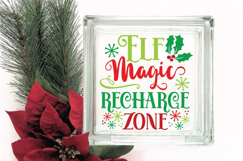 Elf Magic Recharge Zone SVG File - Christmas Elf Quarantine SVG SVG Old Market 