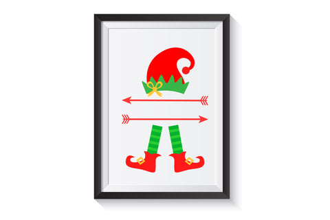 Elf Monogram SVG. Monogram Christmas. Elf SVG. Monogram SVG SVG Olga Terlyanskaya 