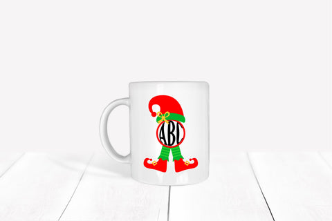 Elf Monogram SVG. Monogram Christmas. Elf SVG. Monogram SVG SVG Olga Terlyanskaya 