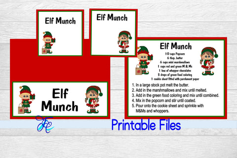 Elf Munch Bundle 3D Paper Family Creations 