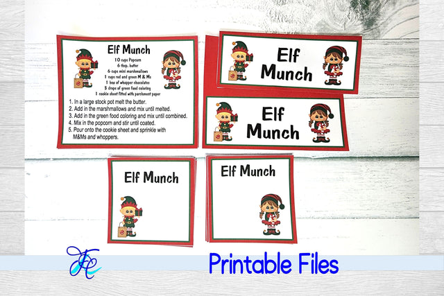 Elf Munch Bundle 3D Paper Family Creations 