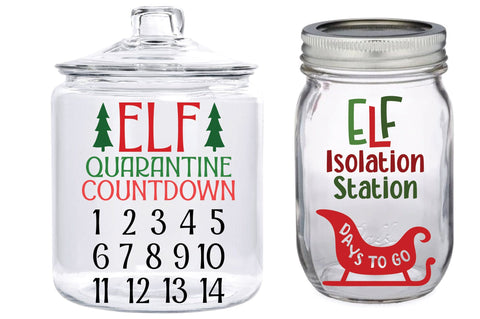 Elf Quarantine Jar Bundle SVG Old Market 