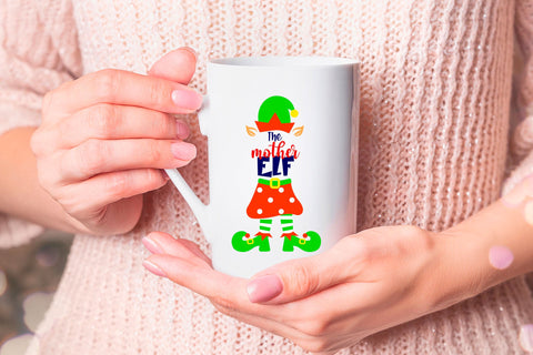 Elf quotes baby elf, the mother elf, the father elf. SVG SVG Angelina Semenova 