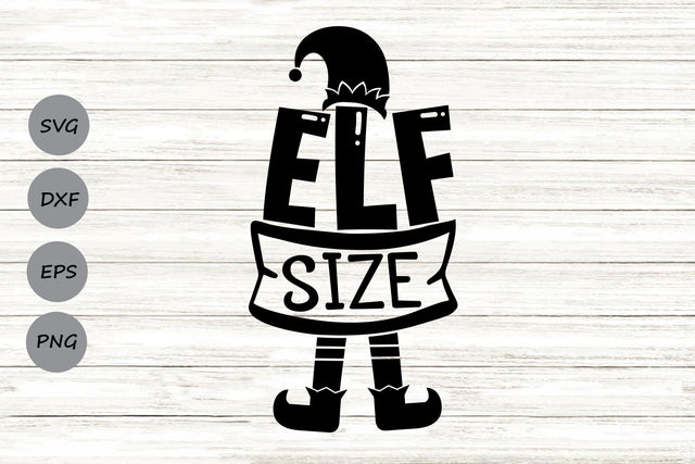 Elf Size| Christmas Elf SVG Cutting Files. SVG CosmosFineArt 