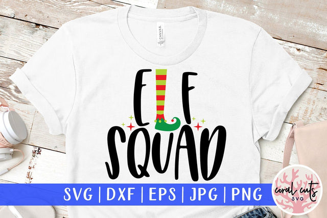 Elf Squad – Christmas SVG EPS DXF PNG Cutting Files SVG CoralCutsSVG 
