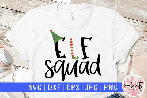 Elf Squad – Christmas SVG EPS DXF PNG Cutting Files SVG CoralCutsSVG 