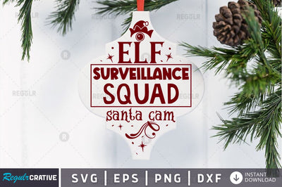 Elf surveillance squad santa cam SVG SVG Regulrcrative 