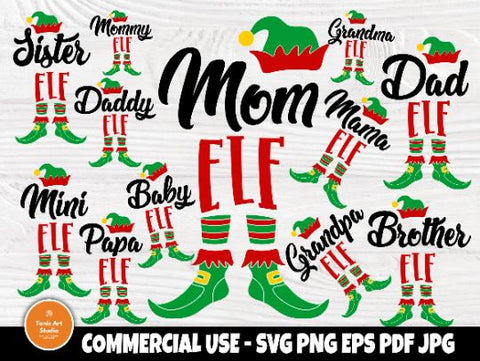 Elf SVG, Christmas Svg Bundle, Elf Hat Svg Files SVG TonisArtStudio 