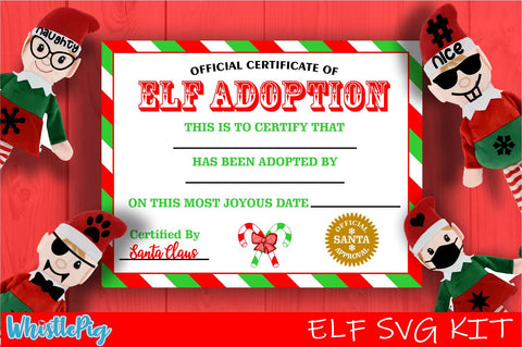 Elf Svg Kit Christmas Elf Svg Elf Toy Svg Elf Doll Svg Elf SVG Kit Merry Christmas Svg 1st Christmas Svg Cricut Silhouette DXF Png Eps Svg SVG Whistlepig Designs 