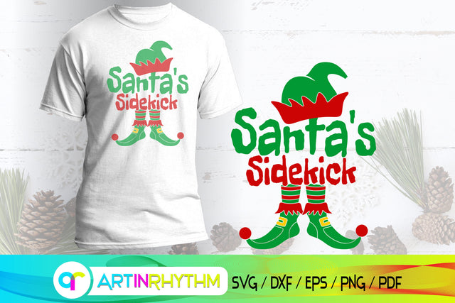 elf svg, Santa's sidekick, merry christmas svg SVG Artinrhythm shop 