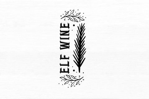 Elf wine SVG Design SVG Regulrcrative 