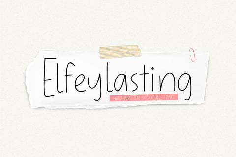 Elfeylasting Font Allouse.Studio 