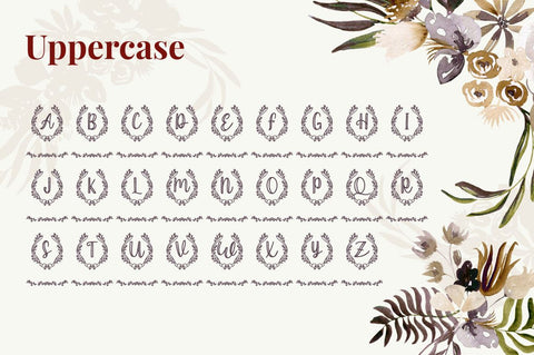 Elinda Monogram Font Attype studio 