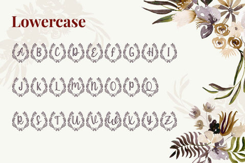 Elinda Monogram Font Attype studio 