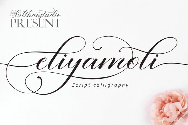 Eliyamoli Script Font Sulthan studio 