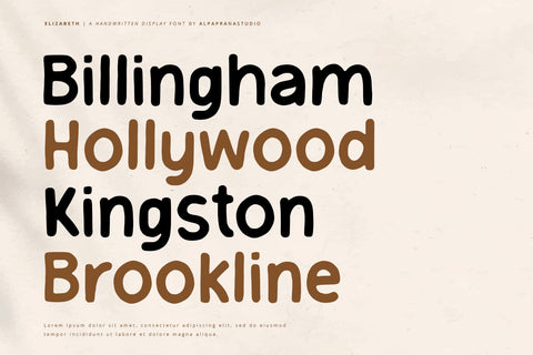 Elizabeth - Handwritten Font Font Alpaprana Studio 